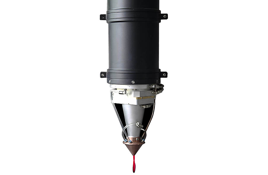 The center powder feeding high-speed laser cladding head