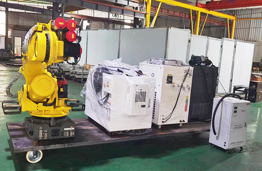 Robotic arm integrated laser cladding equipment (fuse wire/powder)